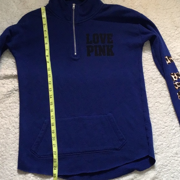 PINK Leopard Animal Accent Sweatshirt - Picture 10 of 10